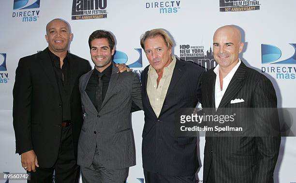 Writer/Producer R. Ellis Frazier, Actors Jordi Vilasuso, Armand Assante and Actor /Producer Geoffrey G. Ross attend the 10th Anniversary New York...