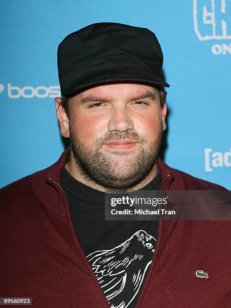 Ethan Suplee arrives to Adult Swim's "Robot Chicken: Skate Party" bus tour held at Skateland on August 1, 2009 in Northridge, California.