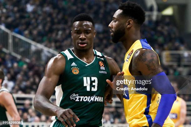 Thanasis Antetokunmpo of Panathinaikos Superfoods Athens in action during the Turkish Airlines Euroleague basketball match between Panathinaikos...