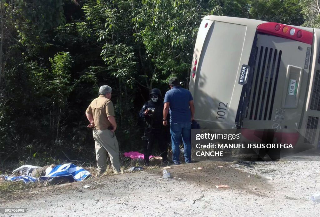 MEXICO-ACCIDENT-TOURISTS