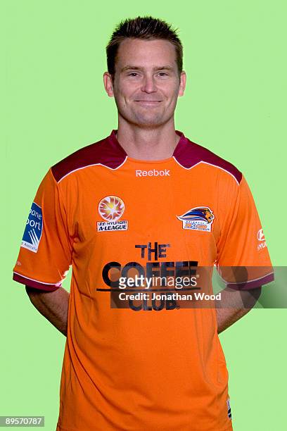Andrew Packer poses during the official Brisbane Roar 2009/10 Hyundai A-League headshots session at Suncorp Stadium on July 8, 2009 in Brisbane,...
