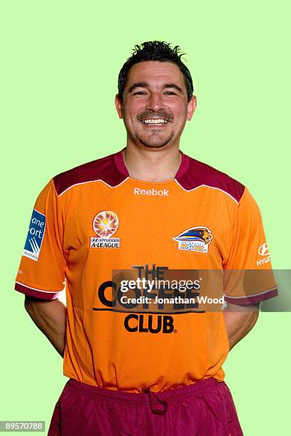 Charlie Miller poses during the official Brisbane Roar 2009/10 Hyundai A-League headshots session at Suncorp Stadium on July 8, 2009 in Brisbane,...