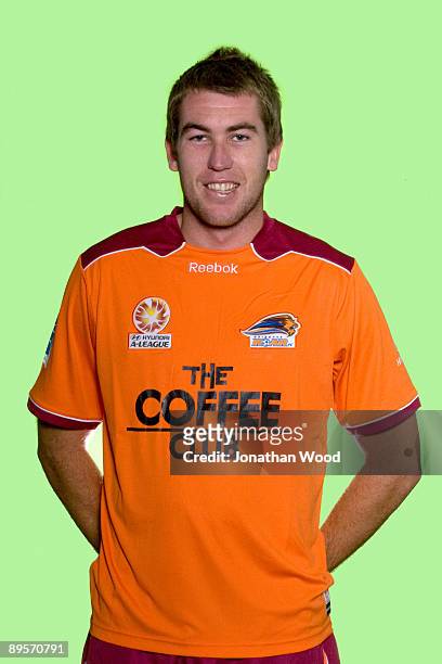 David Dodd poses during the official Brisbane Roar 2009/10 Hyundai A-League headshots session at Suncorp Stadium on July 8, 2009 in Brisbane,...