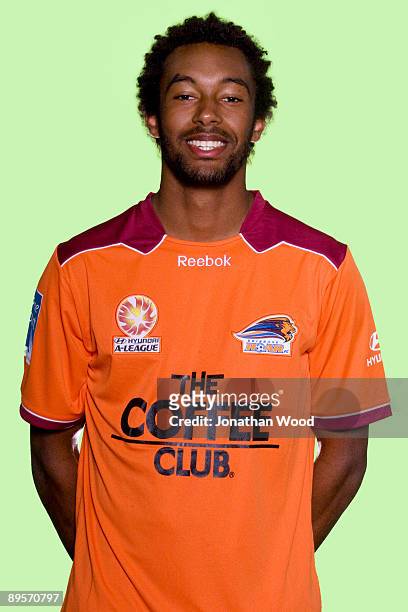 Isaka Cernak poses during the official Brisbane Roar 2009/10 Hyundai A-League headshots session at Suncorp Stadium on July 8, 2009 in Brisbane,...