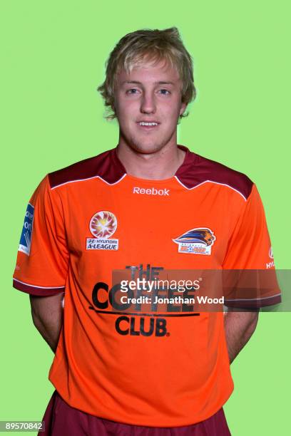 Mitch Nichols poses during the official Brisbane Roar 2009/10 Hyundai A-League headshots session at Suncorp Stadium on July 8, 2009 in Brisbane,...