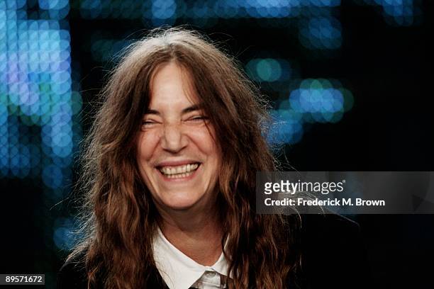 Musician Patti Smith from the program "Patti Smith Dream of Life" speaks during the PBS portion of the 2009 Summer Television Critics Association...