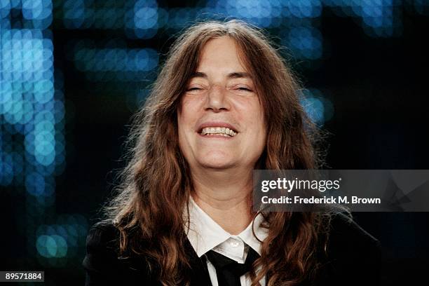 Musician Patti Smith from the program "Patti Smith Dream of Life" speaks during the PBS portion of the 2009 Summer Television Critics Association...