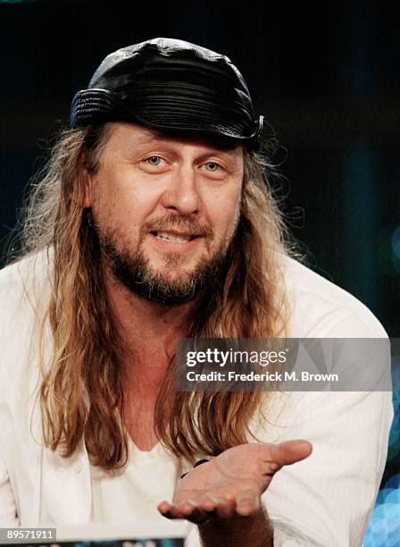 Filmaker Steven Sebring from the program "Patti Smith Dream of Life" speaks during the PBS portion of the 2009 Summer Television Critics Association...