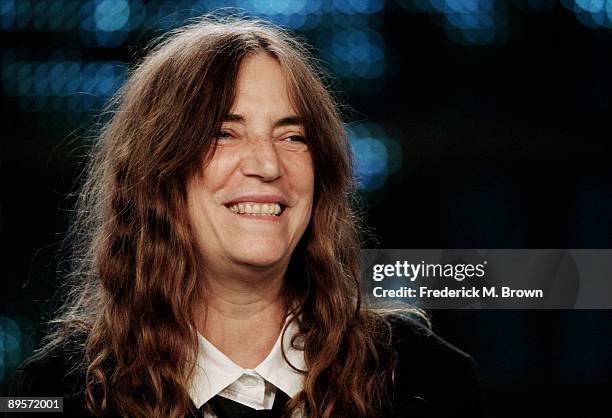 Musician Patti Smith from the program "Patti Smith Dream of Life" speaks during the PBS portion of the 2009 Summer Television Critics Association...