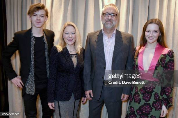 Thomas Brodie-Sangster, Anna Smith, Rich Kline and Morfydd Clark attend the London Critics Circle Film Awards 2018 Nominations at The May Fair Hotel...