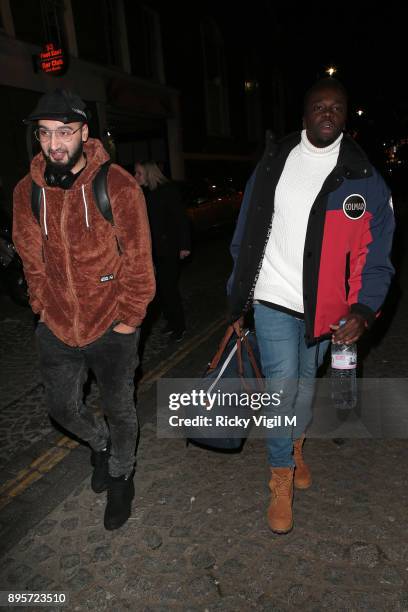 Rak-Su attend Notion Magazine Issue 78 launch party at Ninety One on December 19, 2017 in London, England.