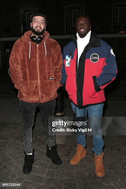 Rak-Su attend Notion Magazine Issue 78 launch party at Ninety One on December 19, 2017 in London, England.