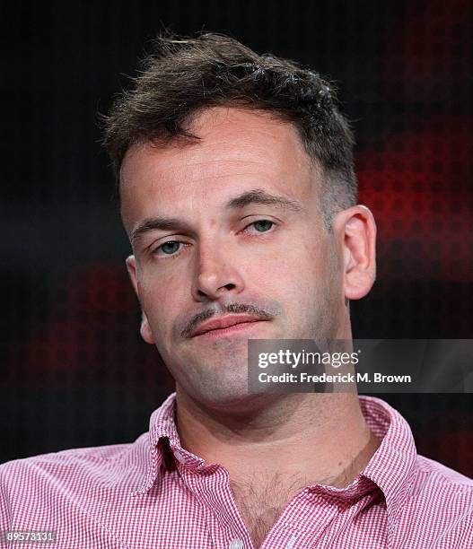 Actor Johnny Lee Miller of the television show Masterpiece Contemporary "Endgame" speaks during the PBS portion of the 2009 Summer Television Critics...