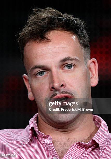 Actor Johnny Lee Miller of the television show Masterpiece Contemporary "Endgame" speaks during the PBS portion of the 2009 Summer Television Critics...