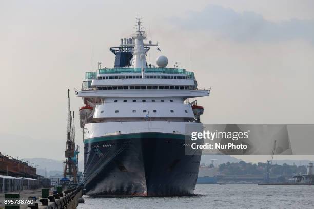 Rio de Janeiro, Brazil, December 19, 2017: During the 2017-2018 cruise season, more than 400,000 tourists are expected between December 2017 and...