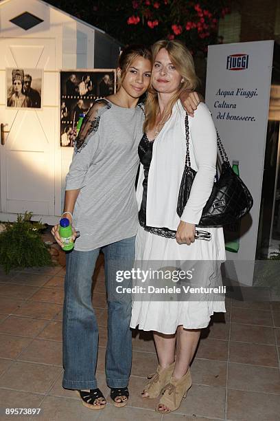 Kenya Kinski and Nastassja Kinski attend day seven of the Ischia Global Film And Music Festival on July 18, 2009 in Ischia, Italy.