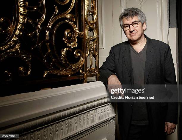 Director Richard Loncraine poses during a private portrait session at the Vanity Fair Lounge at the Sony Center on February 13, 2009 in Berlin,...