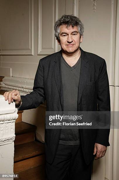 Director Richard Loncraine poses during a private portrait session at the Vanity Fair Lounge at the Sony Center on February 13, 2009 in Berlin,...