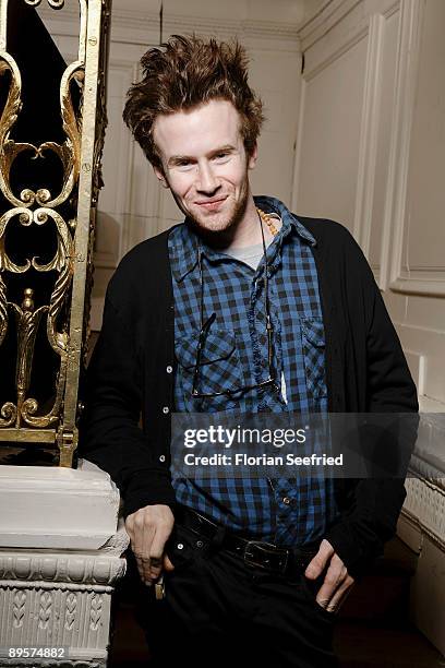 Actor Mark Rendall poses during a private portrait session at the Vanity Fair Lounge at the Sony Center on February 13, 2009 in Berlin, Germany....