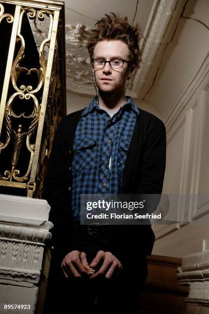 Actor Mark Rendall poses during a private portrait session at the Vanity Fair Lounge at the Sony Center on February 13, 2009 in Berlin, Germany....