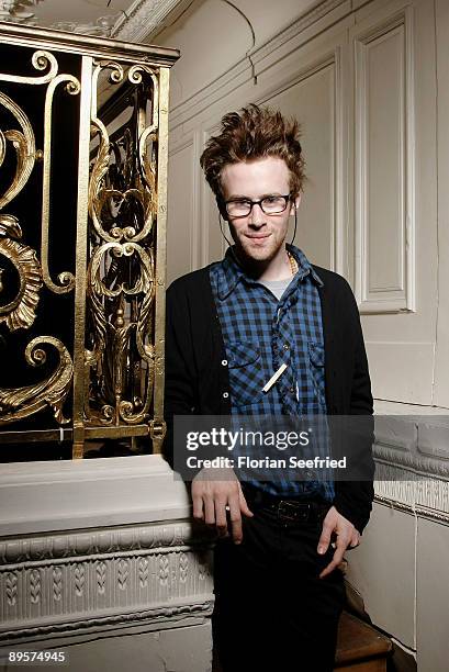 Actor Mark Rendall poses during a private portrait session at the Vanity Fair Lounge at the Sony Center on February 13, 2009 in Berlin, Germany....