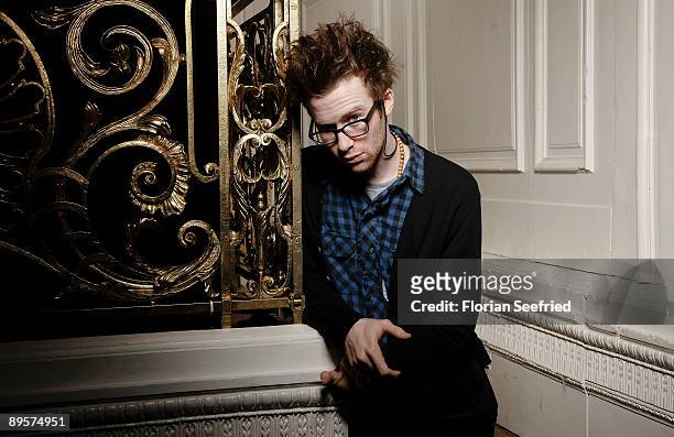 Actor Mark Rendall poses during a private portrait session at the Vanity Fair Lounge at the Sony Center on February 13, 2009 in Berlin, Germany....