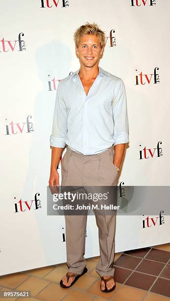 Actor Matt Barr attends the premiere of "Sex Ed: The Series" at the Independent Television Festival at the Laemmle Sunset 5 Theaters on August 2,...