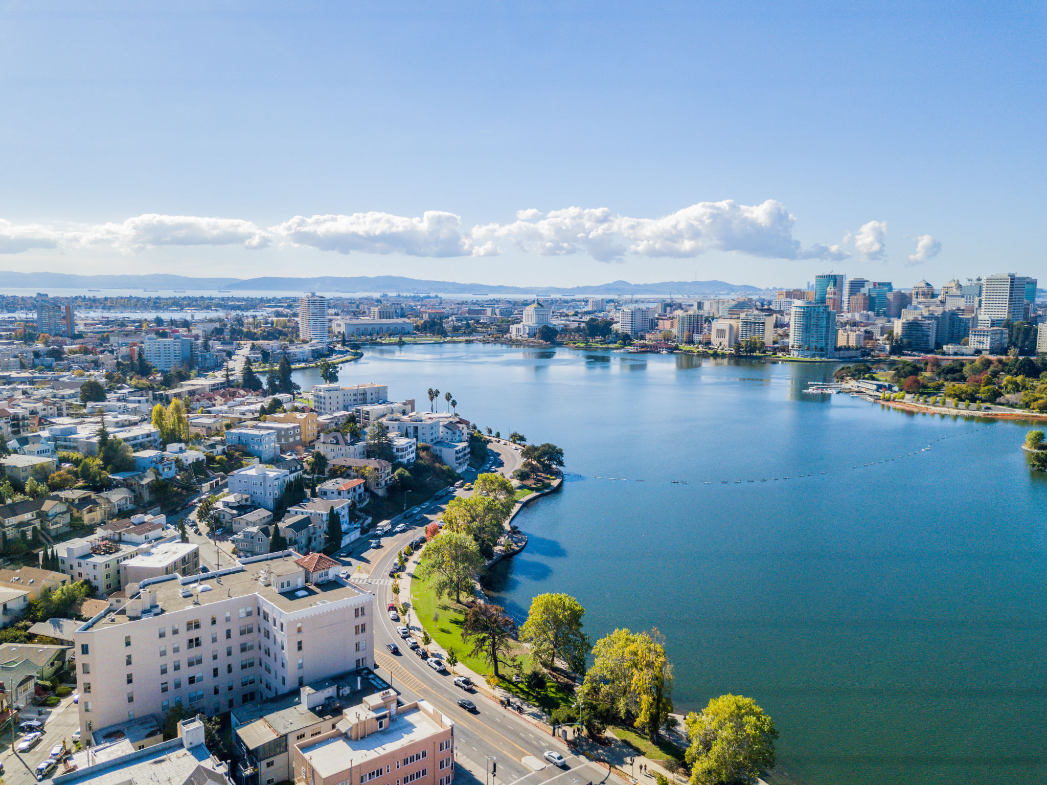 Lake Merritt Aerial View Lake Merritt Aerial View