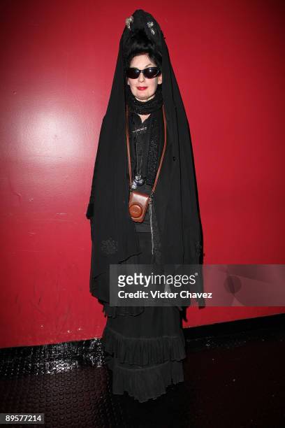 Fashion blogger Diane Pernet attends the presentation of "A Shaded View on Fashion Film" at Lunario del Auditorio Nacional on January 15, 2009 in...