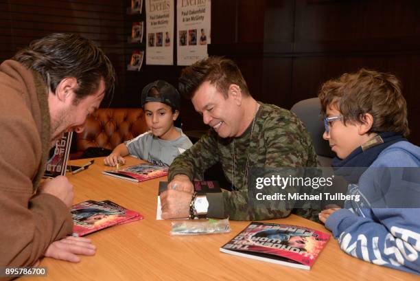 Electronic music artist Paul Oakenfold attends a signing event for his new graphic novel "The Wonderful World Of Perfecto" at Barnes & Noble at The...