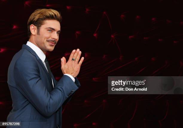 Zac Efron attends the Australian premiere of The Greatest Showman at The Star on December 20, 2017 in Sydney, Australia.