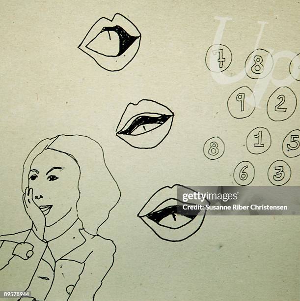 illustrations, cliparts, dessins animés et icônes de lady of laughter - seulement des femmes