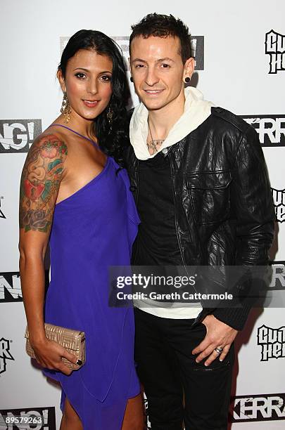 Chester Bennington of Linkin Park attends The Kerrang Awards 2009 held at The Brewery on August 3, 2009 in London, England.