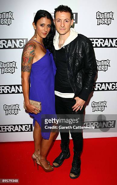 Chester Bennington of Linkin Park attends The Kerrang Awards 2009 held at The Brewery on August 3, 2009 in London, England.