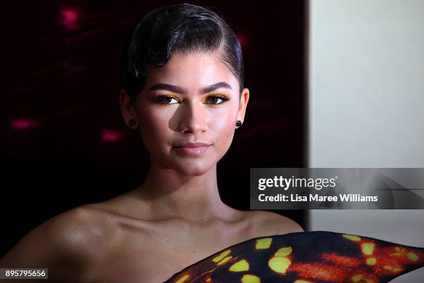 Zendaya attends the Australian premiere of The Greatest Showman at The Star on December 20, 2017 in Sydney, Australia.