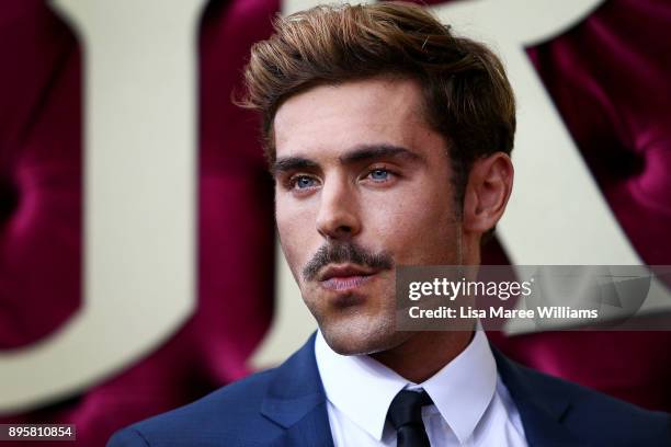 Zac Efron attends the Australian premiere of The Greatest Showman at The Star on December 20, 2017 in Sydney, Australia.