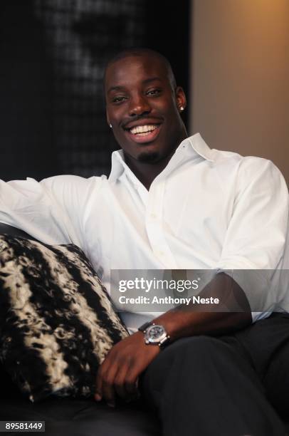 Casual portrait of Miami Dolphins Vontae Davis at Fontainebleau Hotel. Davis was the 25th pick of the 2009 NFL Draft. Miami Beach, FL 6/28/2009...