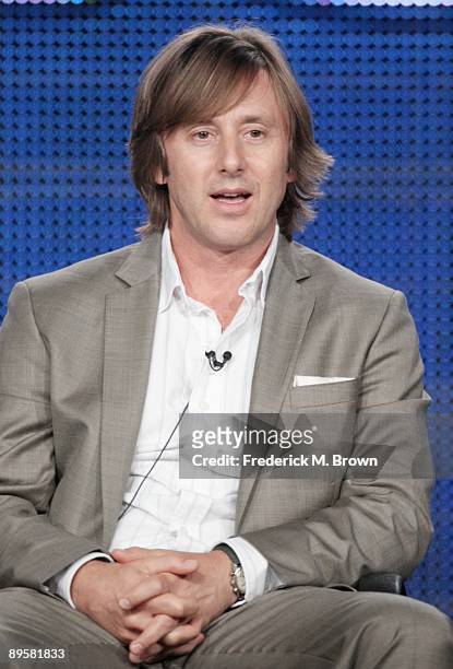 Actor Jake Weber of the television show "Medium" speaks during the CBS Network portion of the 2009 Summer Television Critics Association Press Tour...