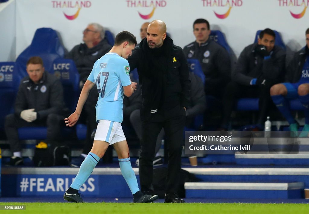 Leicester City v Manchester City - Carabao Cup Quarter-Final