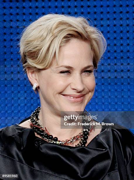 Actress Patricia Arquette of the television show "Medium" speak during the CBS Network portion of the 2009 Summer Television Critics Association...