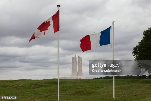 Vimy Ridge Flag Canada Flag Military Photos and Premium High Res Pictures - Getty Images