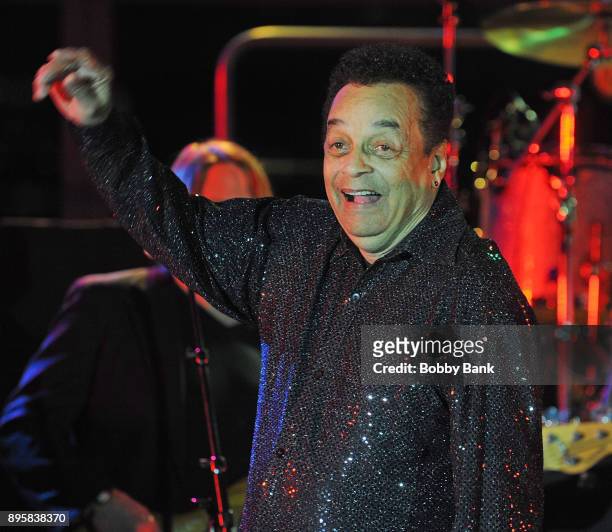 Gary US Bonds performs at the 3rd Annual Little Steven's Policeman's Ball at Mandarin Oriental New York on December 19, 2017 in New York City.