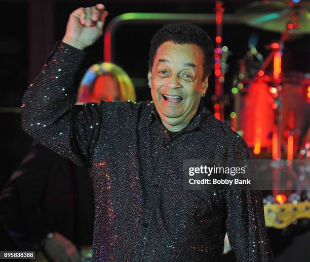 Gary US Bonds performs at the 3rd Annual Little Steven's Policeman's Ball at Mandarin Oriental New York on December 19, 2017 in New York City.