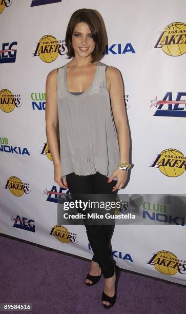 Actress Ashley Greene attends The Lakers Official Championship Victory Celebration at Club Nokia on June 18, 2009 in Los Angeles, California.