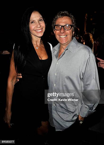 Producer Kim Moses and executive producer Ian Sander attend the CBS, CW, CBS Television Studios & Showtime TCA party held at the Huntington Library...