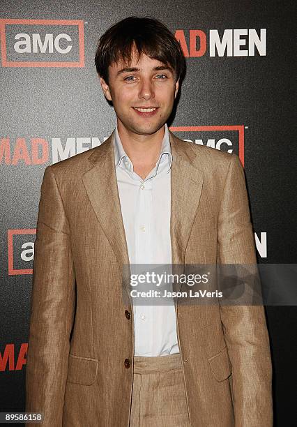 Actor Vincent Kartheiser attends the 3rd season premiere of "Mad Men" at the Directors Guild Theatre on August 3, 2009 in West Hollywood, California.