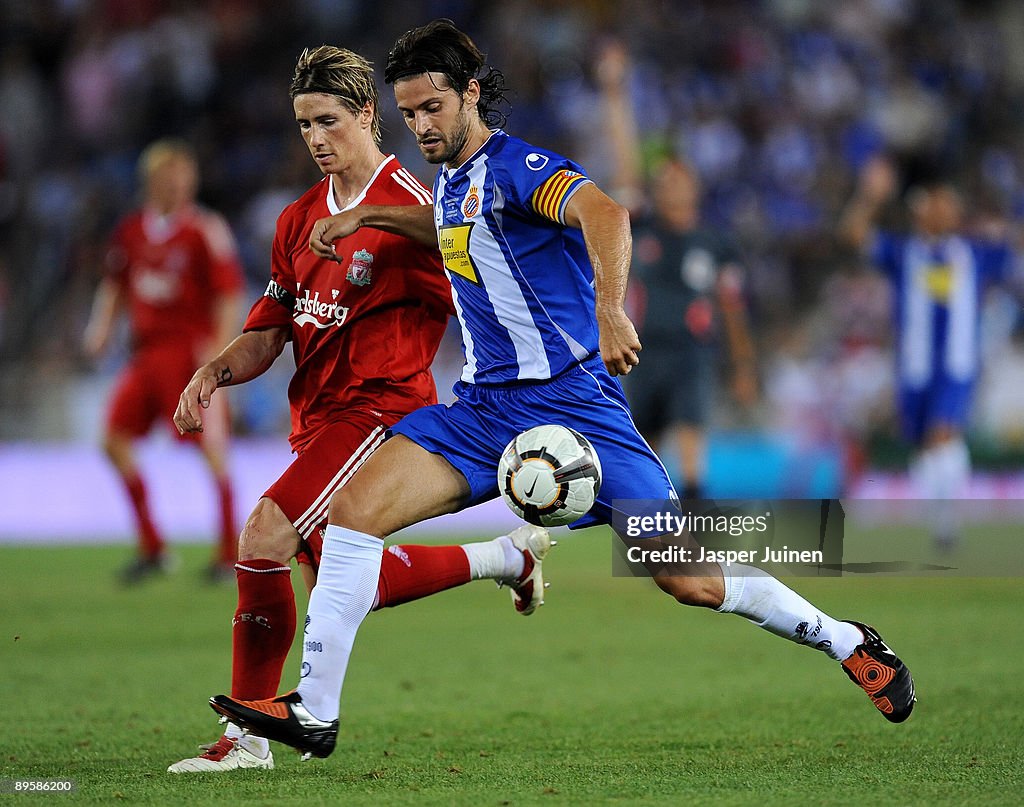 RCD Espanyol v Liverpool - Pre Season Friendly