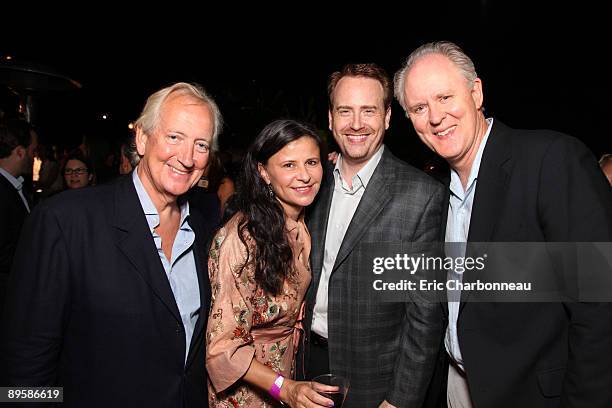 Allan McKeown, Tracey Ullman, Showtime's Robert Greenblatt and John Lithgow at Showtime's TCA Party on August 03, 2009 at The Huntington Library in...