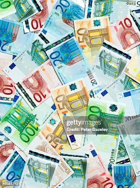 euro notes. - twenty euro note 個照片及圖片檔