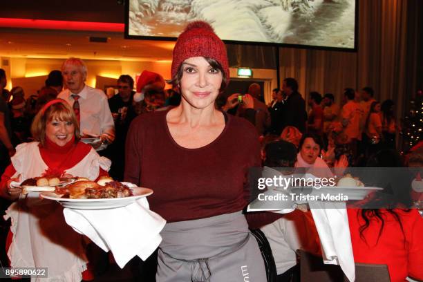 Anouschka Renzi during the Frank Zander Charity Dinner For Homeless on December 19, 2017 in Berlin, Germany.